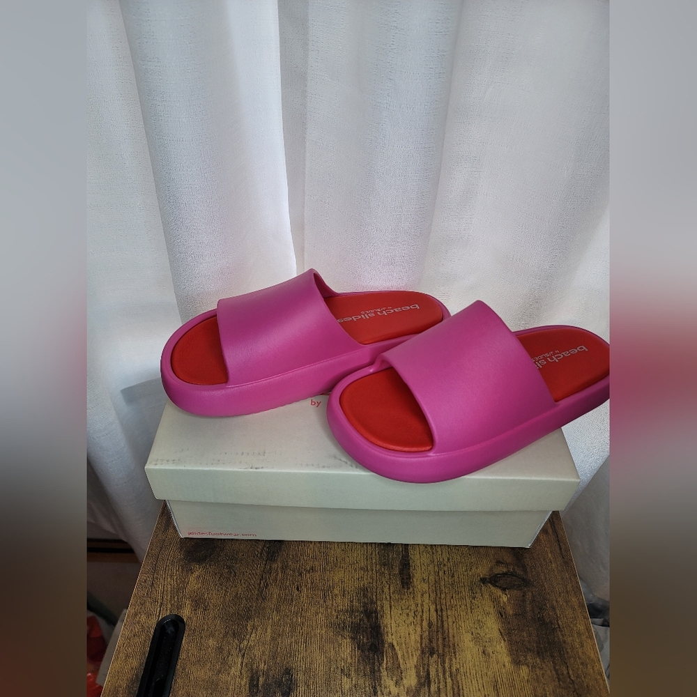 Pink Slide Sandals - Picture 6 of 7